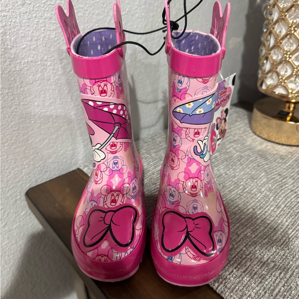 Disney Minnie Mouse Pink Polka Dot Boots